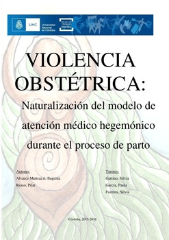 Violencia obstétrica : naturalización del modelo de atención médico  hegemónico durante el proceso de parto